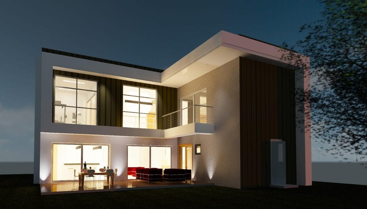 Render 3D del proyecto 11 - Vivienda SCH Aqua Village (ESTRELLA)